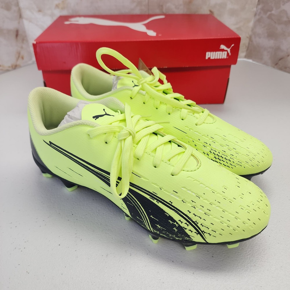 Puma Ultra Match FG/AG Soccer Football Cleats Neon Yellow Womens Sz. 7.5 NWB